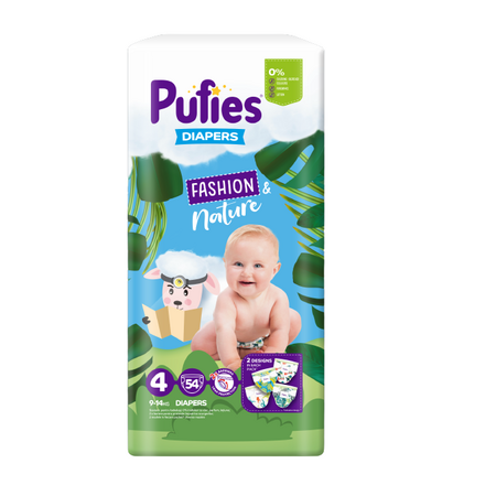Scutece Pufies Maxi Pack Fashion & Nature
