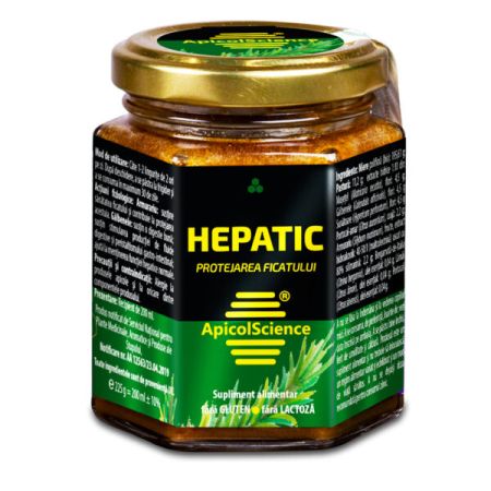 Hepatic miere poliflora, 200 ml, ApicolScience