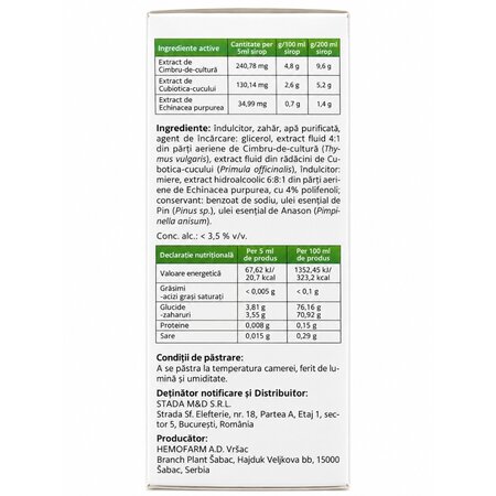 Bronhoklir tuse productiva sirop, 200 ml, Stada 816754