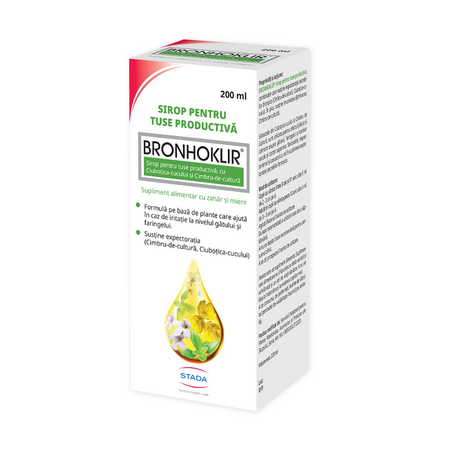 Bronhoklir tuse productiva sirop