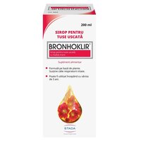 Bronhoklir sirop pentru tuse uscata, 200 ml, Stada
