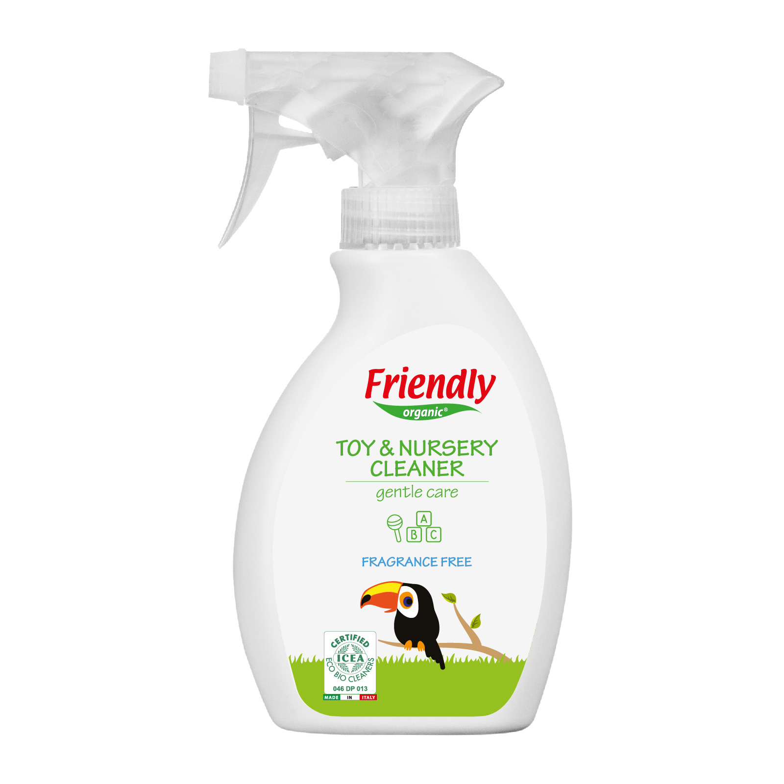 Detergent Spray pentru jucarii si suprafete, 250 ml, Friendly Organic