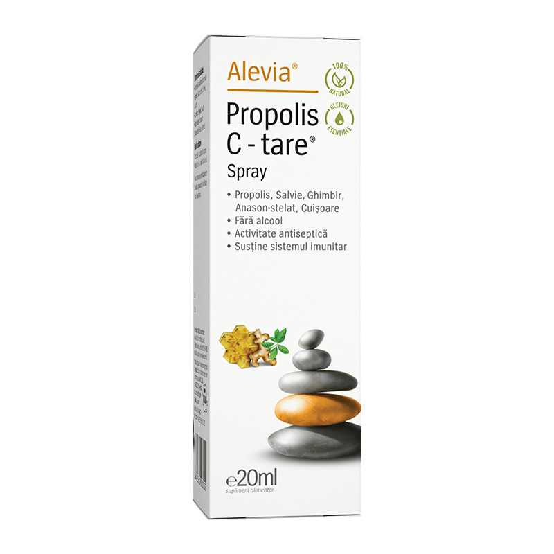 Propolis spray C-Tare, 20 ml, Alevia