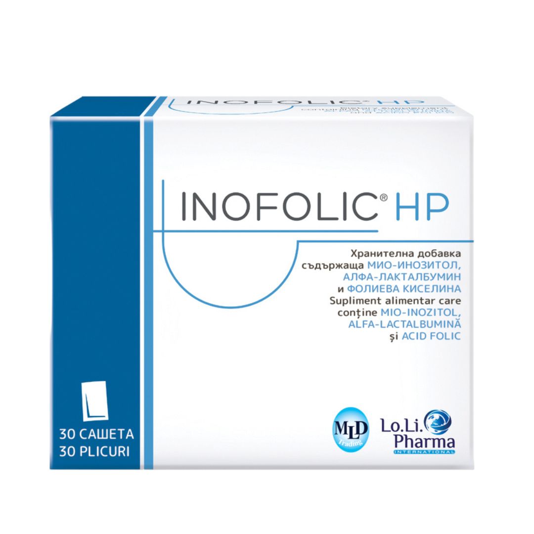 Inofolic HP, 30 plicuri, Loli Pharma