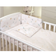 Lenjerie 3 piese cu protectie laterala Airy, Bej, 120 × 60 cm, Amy 537579