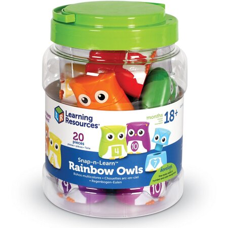 Bufnita cu cifre si forme, +18 luni, Learning Resources 537616