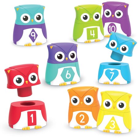 Bufnita cu cifre si forme, +18 luni, Learning Resources 537614