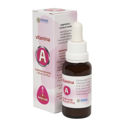 Vitamina A solutie orala, 30 ml, Renans