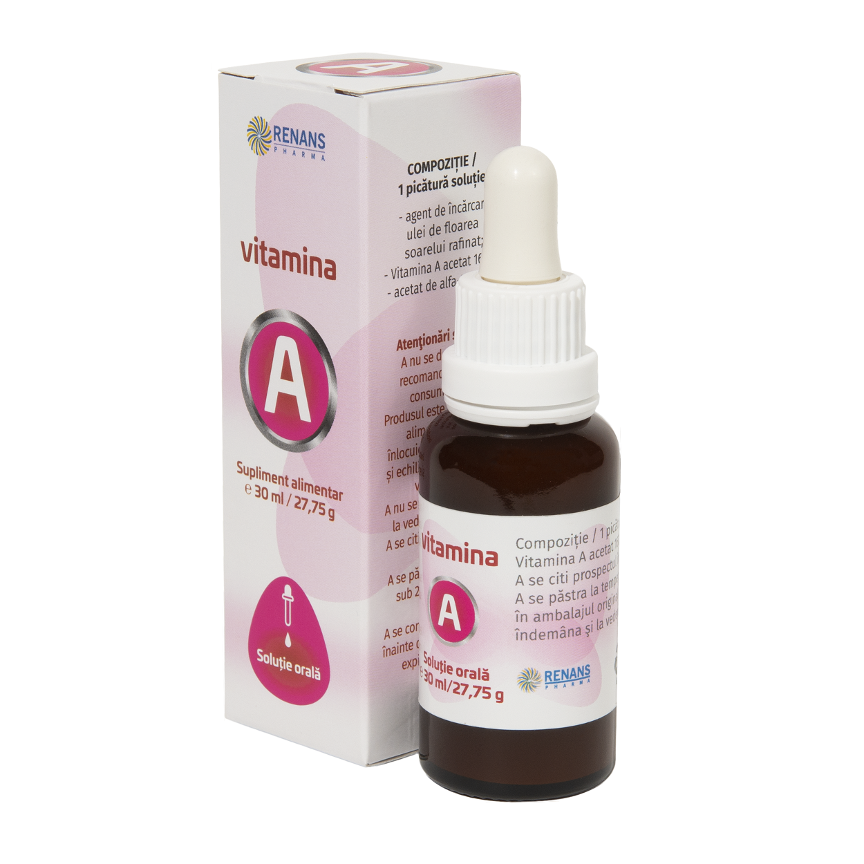 Vitamina A solutie orala, 30 ml, Renans