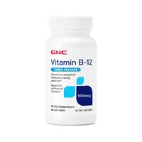 Vitamina B12, 1000mcg, 90 tablete, GNC