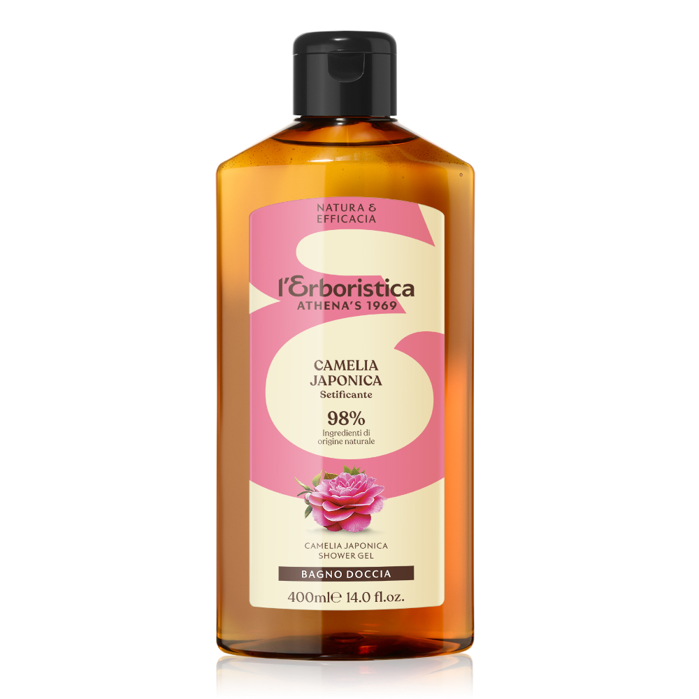 Gel de dus cu Camelia Japonica, 400 ml, L'Erboristica