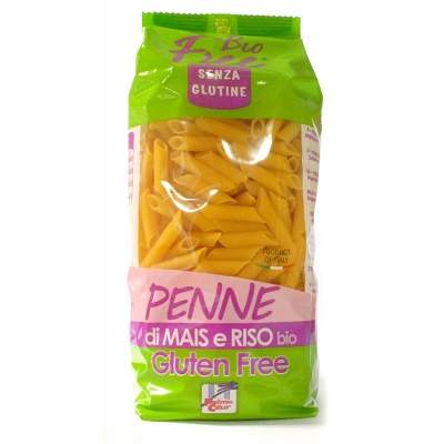 Paste Bio penne din orez, fara gluten, 500 g, La Finestra Sul Cielo