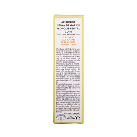 Spray de gat cu propolis ApiJunior, 20 ml, Albina Carpatina 816899
