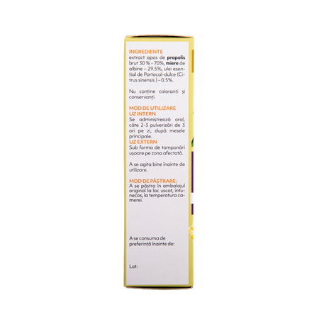 Spray de gat cu propolis ApiJunior, 20 ml, Albina Carpatina 816900