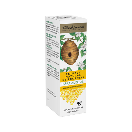 Extract natural de propolis fara alcool, 20 ml, Albina Carpatina 816888