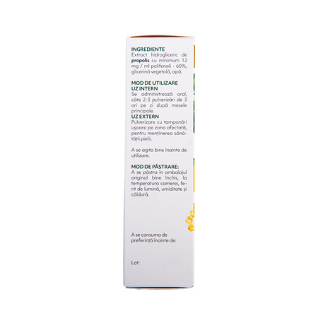 Extract natural de propolis fara alcool, 20 ml, Albina Carpatina 816891
