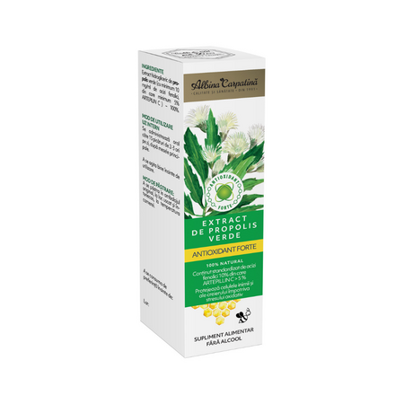 Extract de propolis verde 100% natural, 20 ml, Albina Carpatina 816883