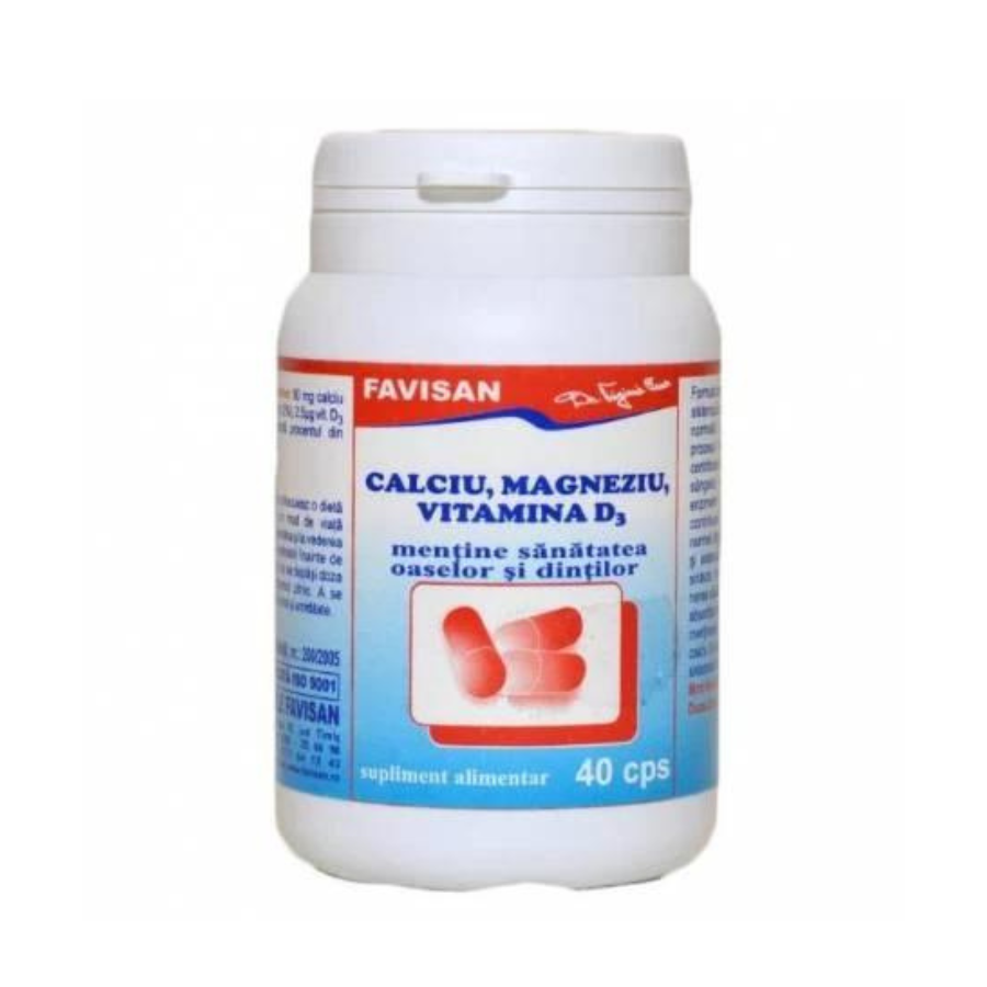 Calciu, Magneziu, Vitamina D3