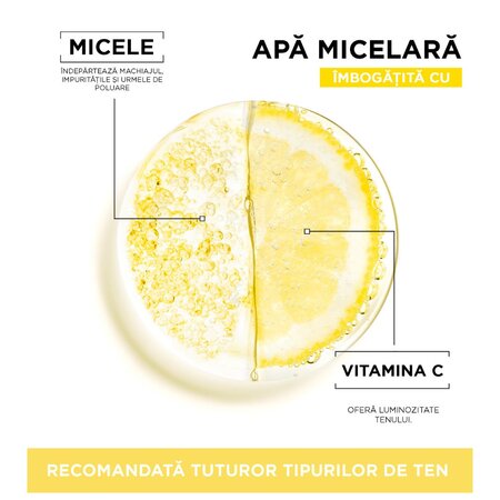 Garnier apa micelara cu vitamina C Skin Naturals, 400ml, Loreal 538519