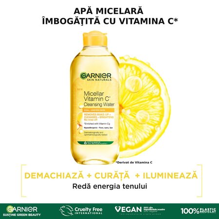 Garnier apa micelara cu vitamina C Skin Naturals, 400ml, Loreal 538518
