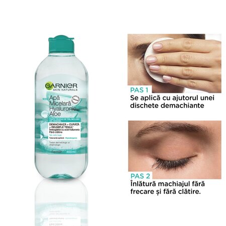 Garnier apa micelara Hyaluronic Aloe, 400 ml, Loreal 538528