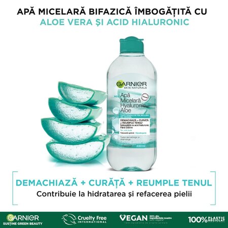 Garnier apa micelara Hyaluronic Aloe, 400 ml, Loreal 538526