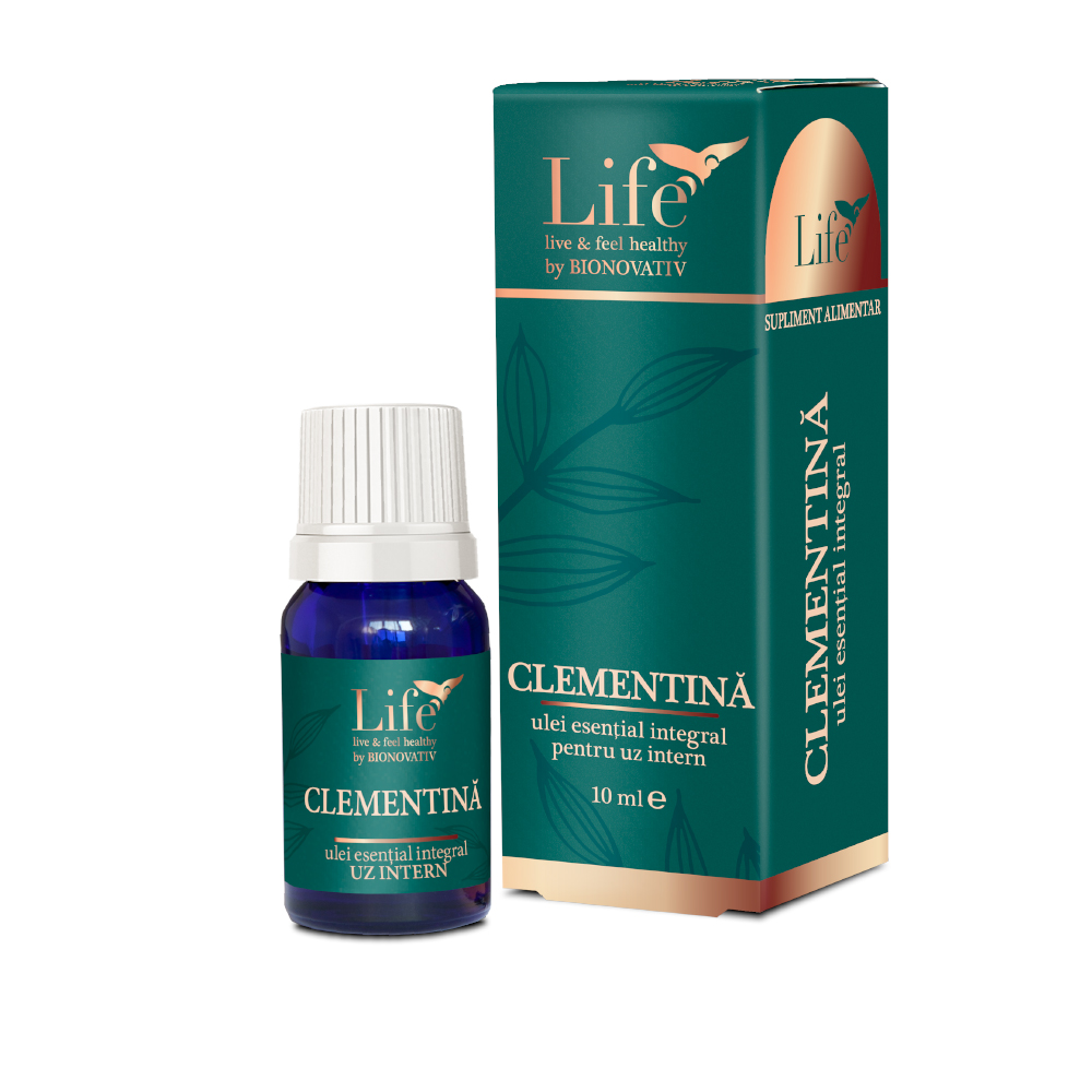 Ulei esential integral de clementina, 10 ml, Bionovativ