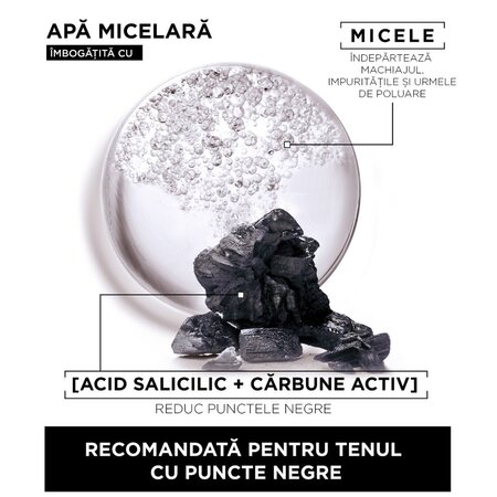Garnier apa micelara Pure Active, 400 ml, Loreal 538553