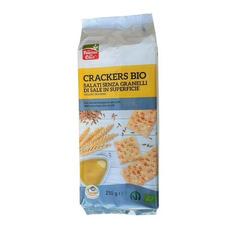 Crakers Bio din grau, 250 g, La Finestra Sul Cielo