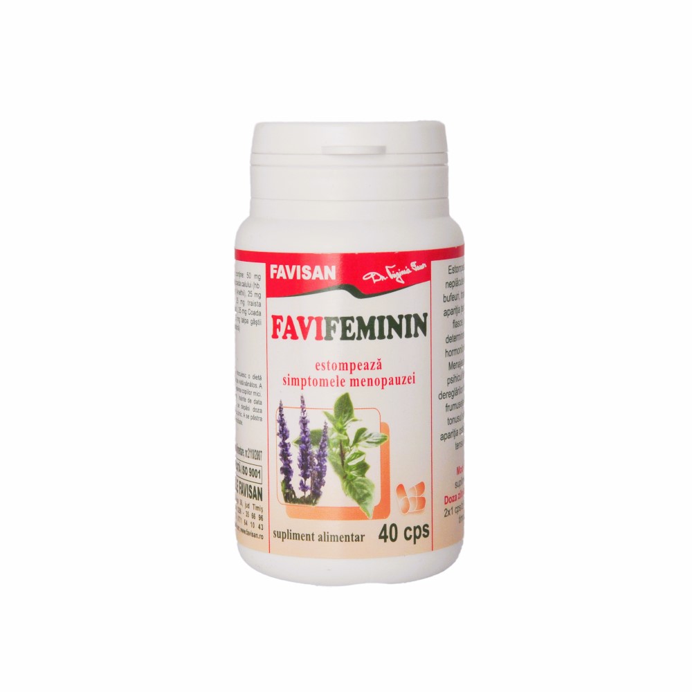 Favifeminin, 40 capsule, Favisan