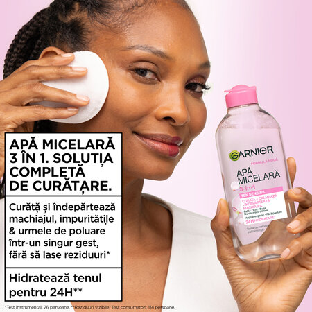 Garnier apa micelara pentru ten sensibil Skin Naturals, 100 ml, Loreal 826018