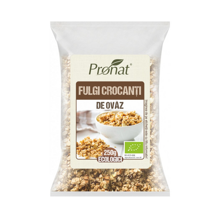 Fulgi crocanti din ovaz Bio, 250 g