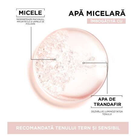 Garnier apa micelara cu apa de trandafir, 400 ml, Loreal 538624