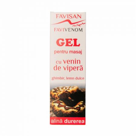 Gel pentru masaj cu venin de vipera Favivenom, 50 ml, Favisan