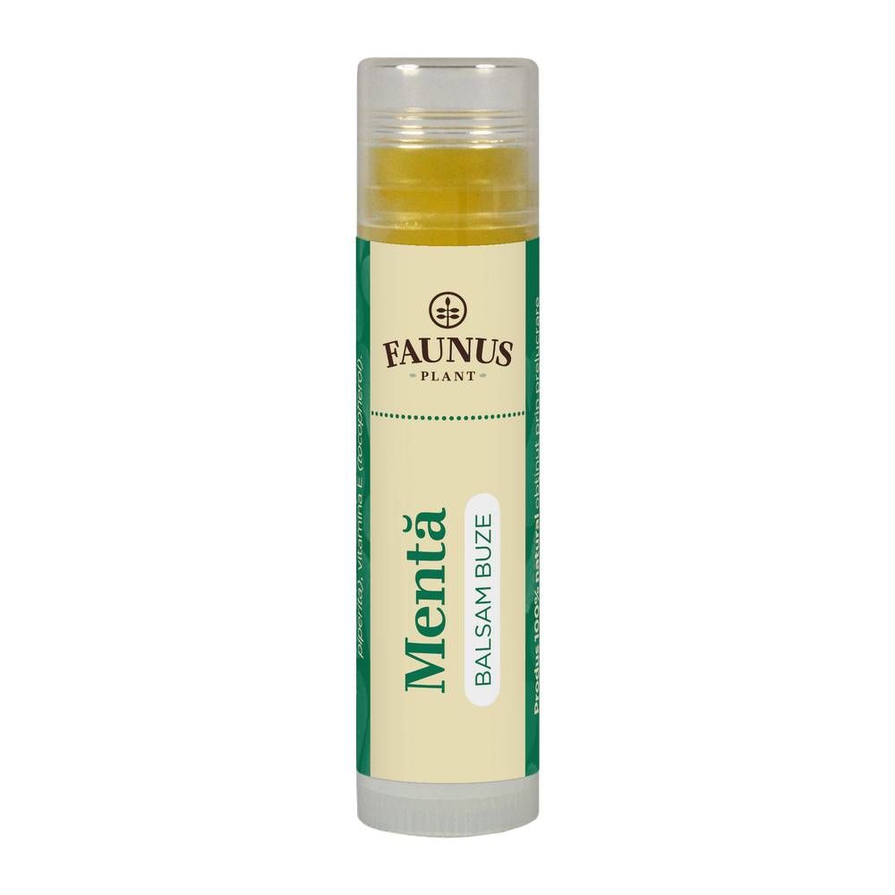 Balsam de buze Menta, 5 ml, Faunus Plant