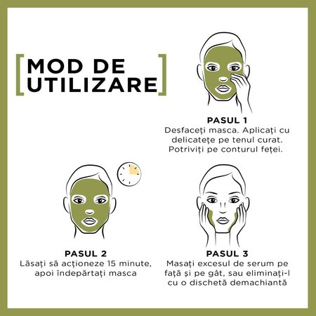 Masca servetel Garnier cu Lapte de Migdale si Acid Hialuronic Nutri Bomb, 28 g, Garnier 538718