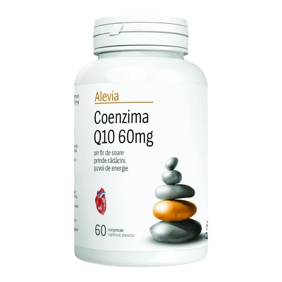 Coenzima Q10 60mg, 60 comprimate, Alevia