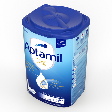 Lapte Praf Cesar Biotik 1, 0-6 luni, 800g, Aptamil 689567