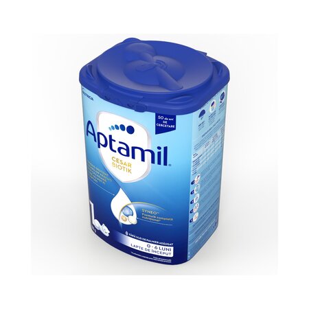 Lapte Praf Cesar Biotik 1, 0-6 luni, 800g, Aptamil 816682