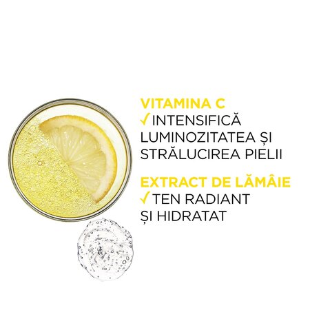Gel hidratant Garnier cu vitamina C Skin Naturals, 50 ml, Loreal 538880