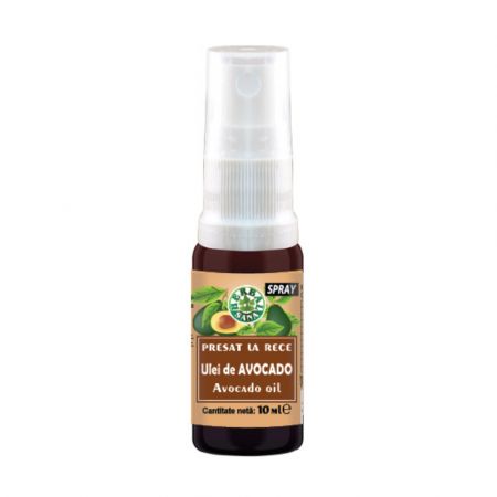 Ulei de avocado presat la rece spray, 10 ml, Herbal Sana