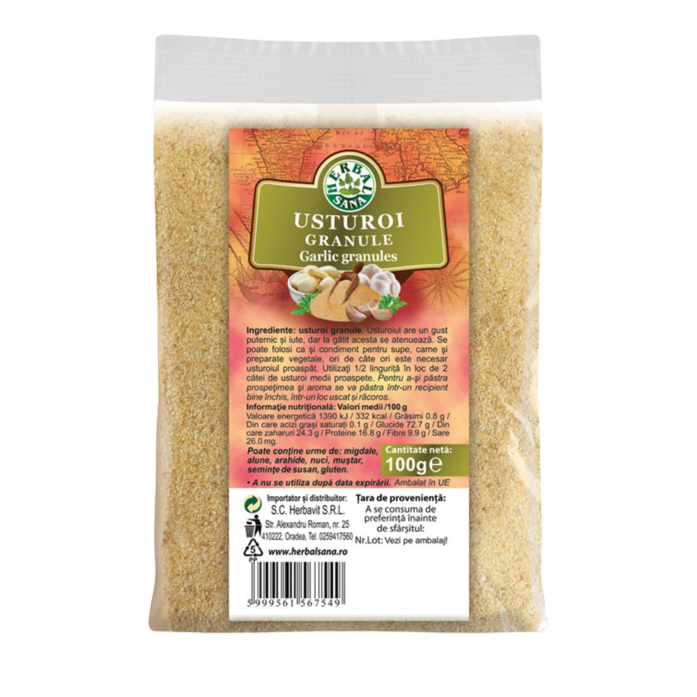 Usturoi granule, 100 g, Herbal Sana