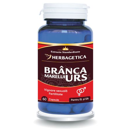 Branca Marelui Urs, 60 capsule, Herbagetica