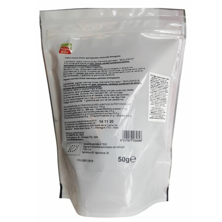 Alge marine Bio Dulse, 50 g, La Finestra Sul Cielo 539011