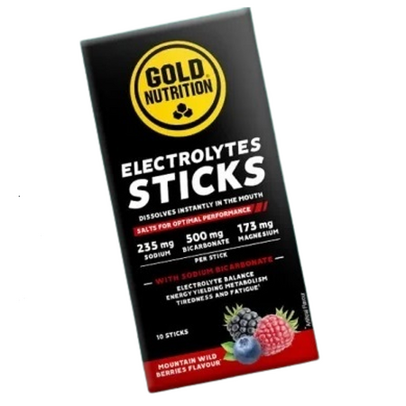Electroliti cu fructe de padure Electrolytes, 10 plicuri, Gold Nutrition 539023