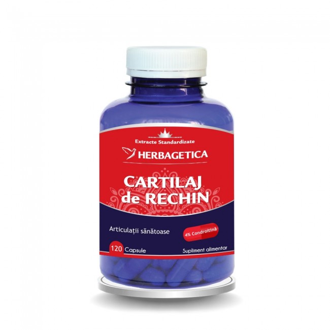 Cartilaj de rechin, 120 capsule, Herbagetica