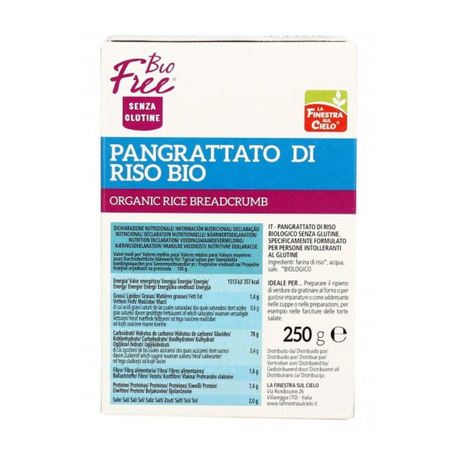 Pesmet Bio din orez fara gluten, 250 g, La Finestra Sul Cielo 659773