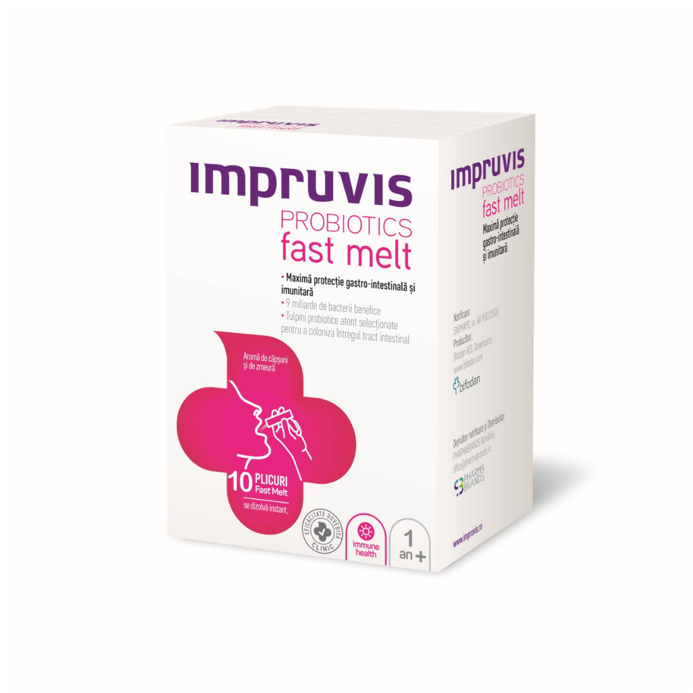 Impruvis Fast Melt, 10 plicuri, Pharma Brands