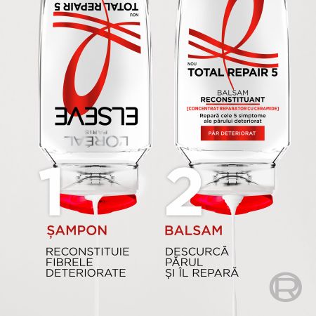 Sampon pentru par deteriorat Total Repair 5, 400 ml, Elseve 757331