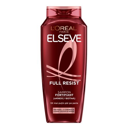 Sampon fortifiant pentru par fragil cu tendinta de cadere Full Resist, 400 ml, Elseve